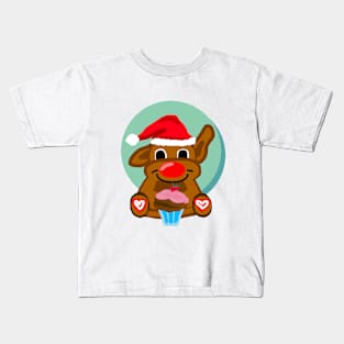 deer x' mas Kids T-Shirt